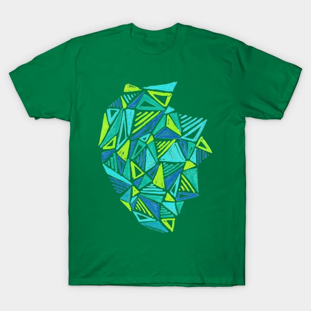 Geometric Patterns - sketchy triangles T-Shirt by Steph Calvert Art